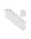 Bonpoint Unisex 7-piece Bodysuit Set - Baby In White
