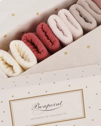 BONPOINT UNISEX 7-PIECE CUFFED SOCK SET - BABY