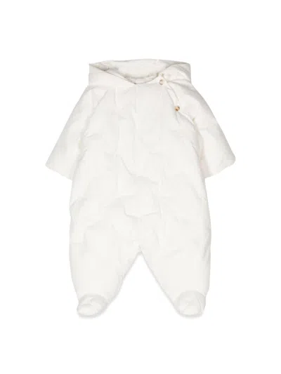 Bonpoint Unisex Baby Snow-print Jumpsuit In Gray