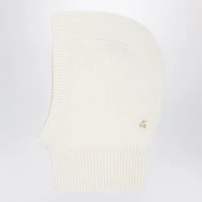 Bonpoint Unisex Cashmere Balaclava In White