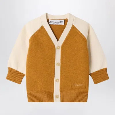 Bonpoint Unisex Marin Cotton-cashmere Cardigan In Neutral