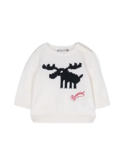 Bonpoint Unisex Mini Sweater - Almire In White
