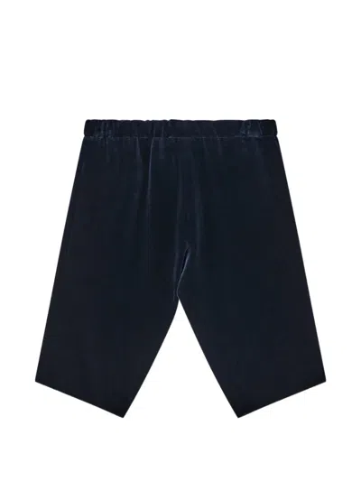 Bonpoint Babies' Velvet Dandy Trousers In Blue