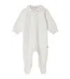 Bonpoint Velvet Tintina Sleepsuit In Neutral