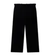 Bonpoint Velvet Wide-leg Trousers In Black