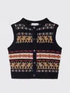 Bonpoint Wool-blend Jonia Sleeveless Cardigan In Multi
