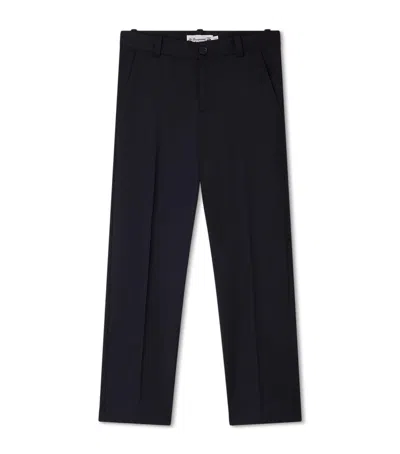 Bonpoint Kids' Virgin Wool Suit Trousers In Black