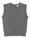 Bonpoint Whistler Cashmere Vest In Gray