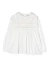 Bonpoint Peter Pan-collar Cotton Blouse In White