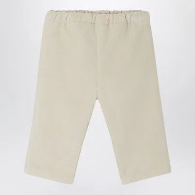 BONPOINT WHITE CORDUROY BANDY TROUSERS