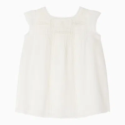 Bonpoint White Cotton Angeli Dress