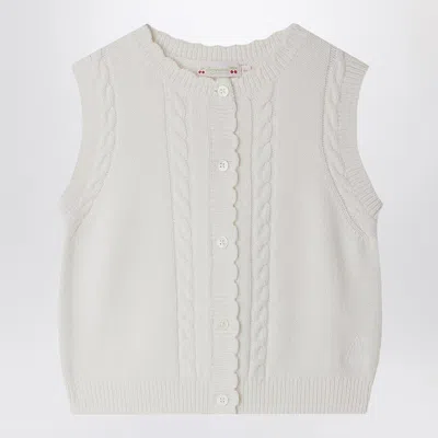 BONPOINT WHITE JOBOLENE VEST