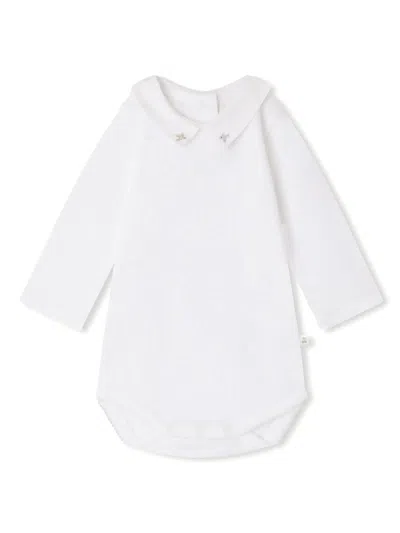Bonpoint Babies' Juillet Cotton Bodysuit In White