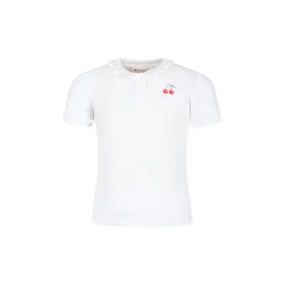 Bonpoint Kids' Gina Cotton T-shirt In White