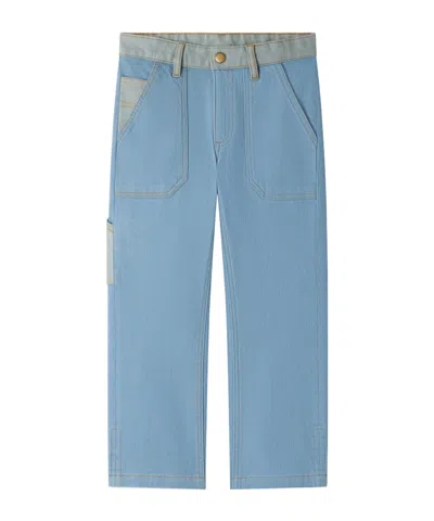 Bonpoint Wide-leg Jeans In Black