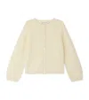 Bonpoint Wool Alpaca-blend Cardigan In Yellow