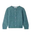 Bonpoint Wool-alpaca-blend Jeana Cardigan In Green