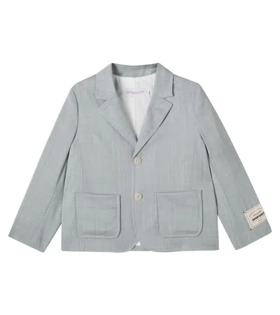 Bonpoint Kids' Wool Blazer In Gray