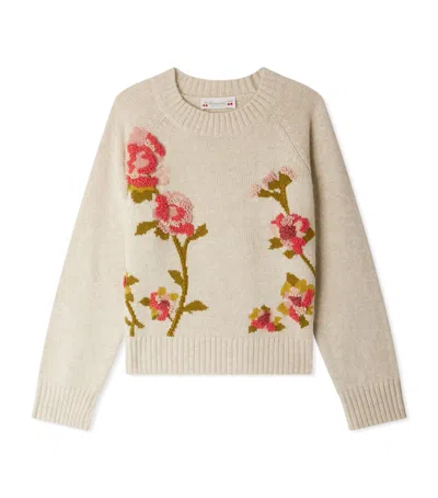 Bonpoint Kids' Wool-blend Gillia Sweater In Neutral