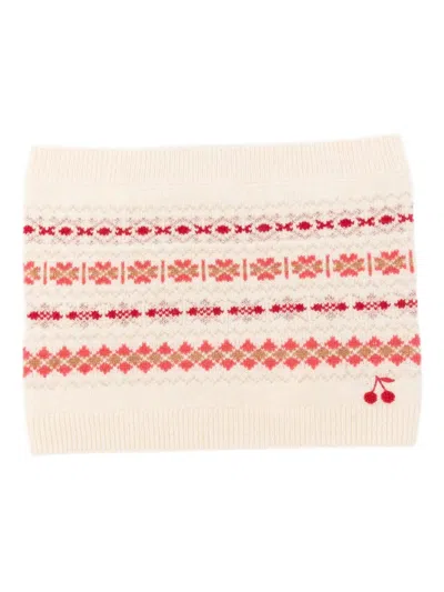 Bonpoint Kids' Wool Blend Jood Neck Warmer In Neutral