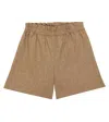 Bonpoint Wool-blend Shorts In Brown