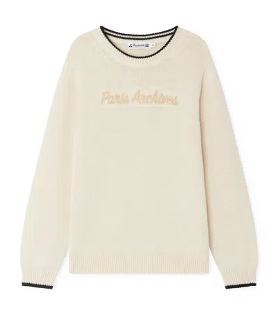 Bonpoint Kids' Wool-blend Sweater In White