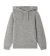 Bonpoint Wool-cashmere Hoodie In Gray