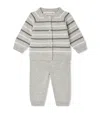 Bonpoint Wool-cotton Justio Sweater And Leggings Set In Gray