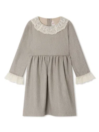 Bonpoint Kids' Wool Dress In Neutrals