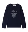 Bonpoint Wool Embroidered Juo Sweater In Blue
