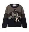 Bonpoint Wool Jacquard Jean Sweater In Multi