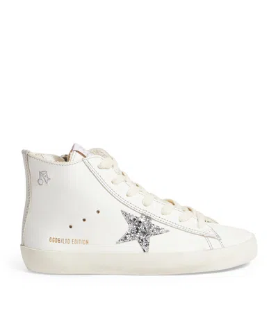 Bonpoint Kids' X Golden Goose Leather High-top Sneakers In White