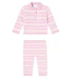 Bonpoint X Guest In Residence Baby Lelo Polo Sweater And Pants Set In Pink
