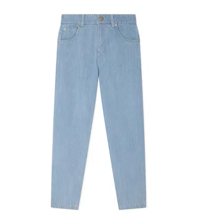 Bonpoint Kids' X Guest In Residence Eliott Jeans In Blue