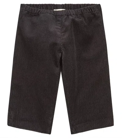 Bonpoint X Khaite Baby Cotton Pants In Black