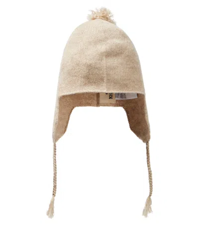 Bonpoint X Khaite Baby Tinna Wool Hat In Beige