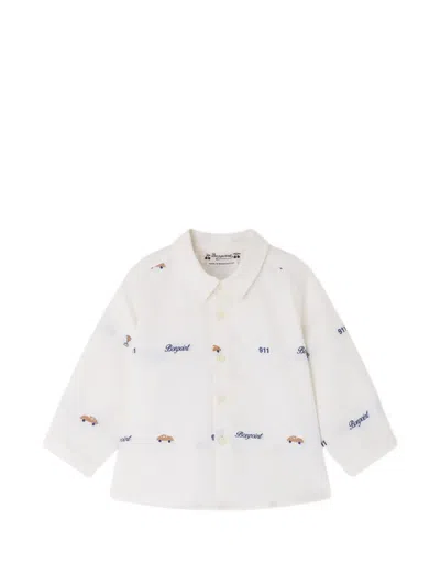 Bonpoint Kids' X Porsche Malo Hemd In White