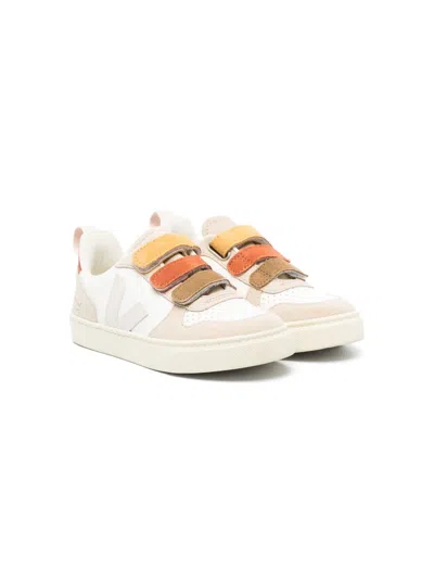 Bonpoint X Veja Kids Suede Sneakers In White