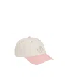 Bonpoint Arnold Cherry Embroidered Baseball Cap In White