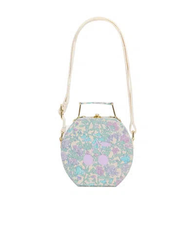 Bonpoint Kids' Jadore Suitcase Bag In Blue