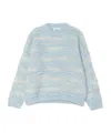 Bonsai 3d Brushed Sweatshirt In Blue
