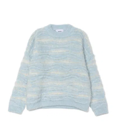 Bonsai 3d Brushed Sweatshirt In Blue