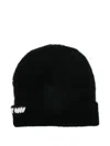 Bonsai Black Beanie Hat In Black