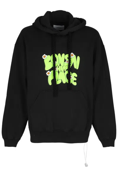 Bonsai Logo-print Cotton Hoodie In Black
