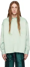 Bonsai Blue Buttoned Shirt In Ice Ice