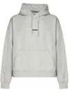 Bonsai Cotton Sweatshirt With Drawstring In Grey