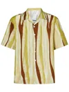 Bonsai Abstract-print Shirt In Multicolore