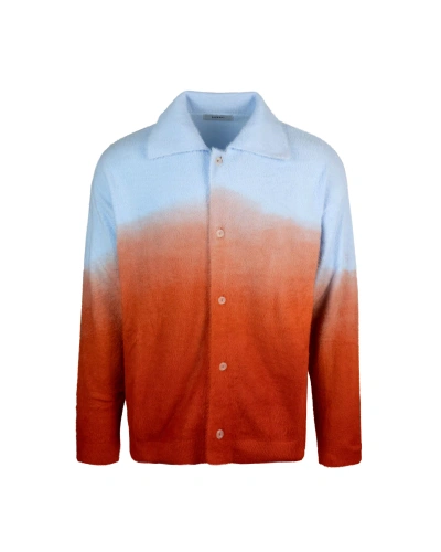 Bonsai Clothing Sunset Polo Shirt In Faux Fur