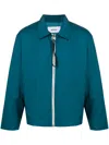 Bonsai Coach Zip-up Shirt Jacket In Blau