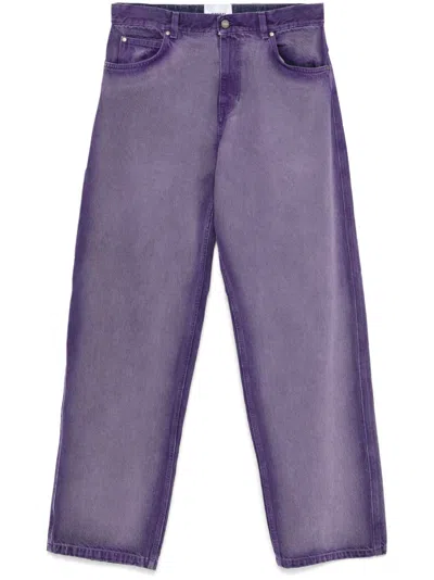 Bonsai Cotton Jeans In Purple